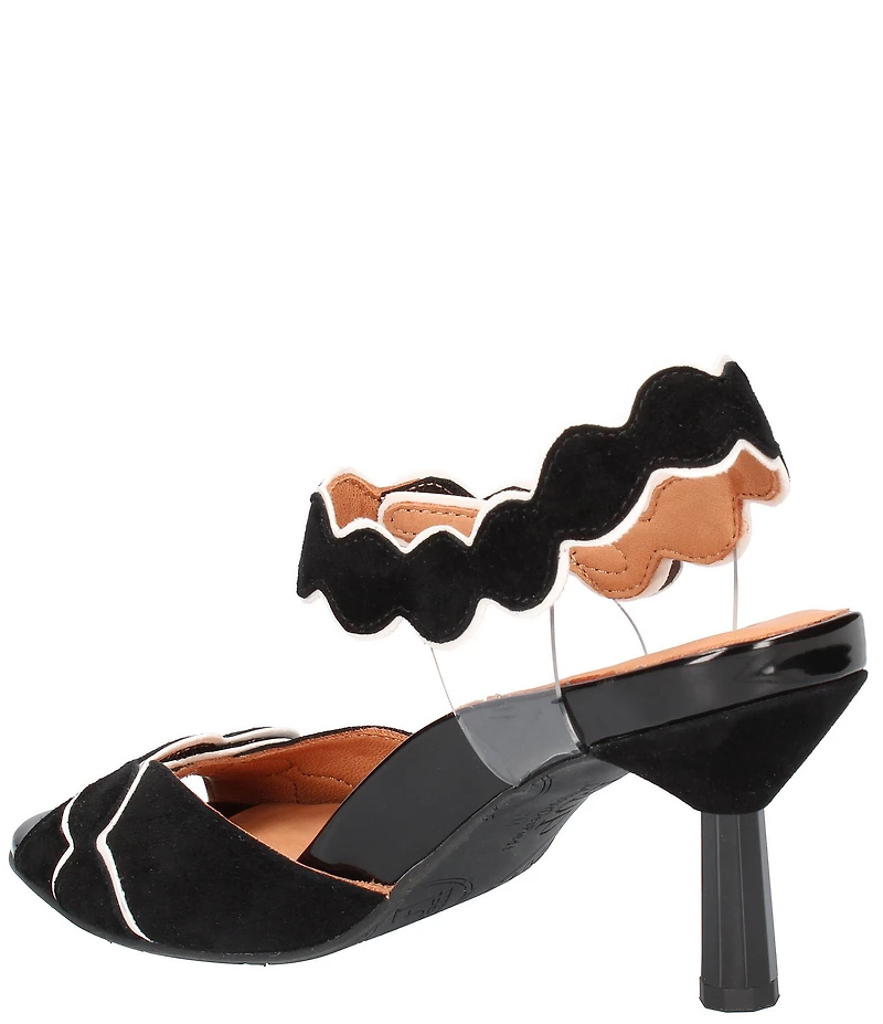 L'Amour Des Pieds Lavantia Suede Ankle Strap Dress Sandals