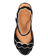 L'Amour Des Pieds Lavantia Suede Ankle Strap Dress Sandals