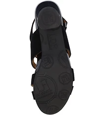 L'Amour Des Pieds Marise Suede Slingback Block Heel Sandals