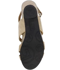 L'Amour Des Pieds Marise Suede Slingback Block Heel Sandals