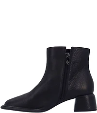 L'Amour Des Pieds Nuvora Leather Square Toe Booties