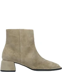 L'Amour Des Pieds Nuvora Suede Square Toe Booties
