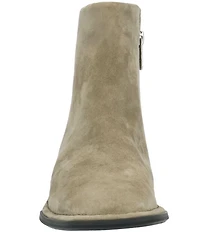 L'Amour Des Pieds Nuvora Suede Square Toe Booties