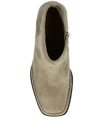 L'Amour Des Pieds Nuvora Suede Square Toe Booties
