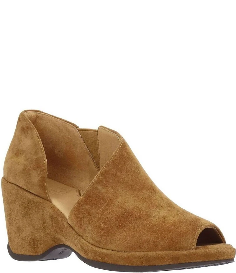 L'Amour Des Pieds Oksana Suede Peep Toe d'Orsay Shooties