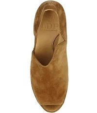 L'Amour Des Pieds Oksana Suede Peep Toe d'Orsay Shooties