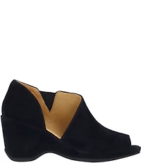 L'Amour Des Pieds Oksana Suede Peep Toe d'Orsay Shooties