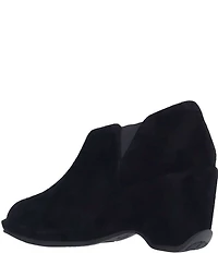L'Amour Des Pieds Oksana Suede Peep Toe d'Orsay Shooties