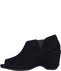 L'Amour Des Pieds Oksana Suede Peep Toe d'Orsay Shooties