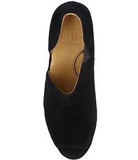 L'Amour Des Pieds Oksana Suede Peep Toe d'Orsay Shooties