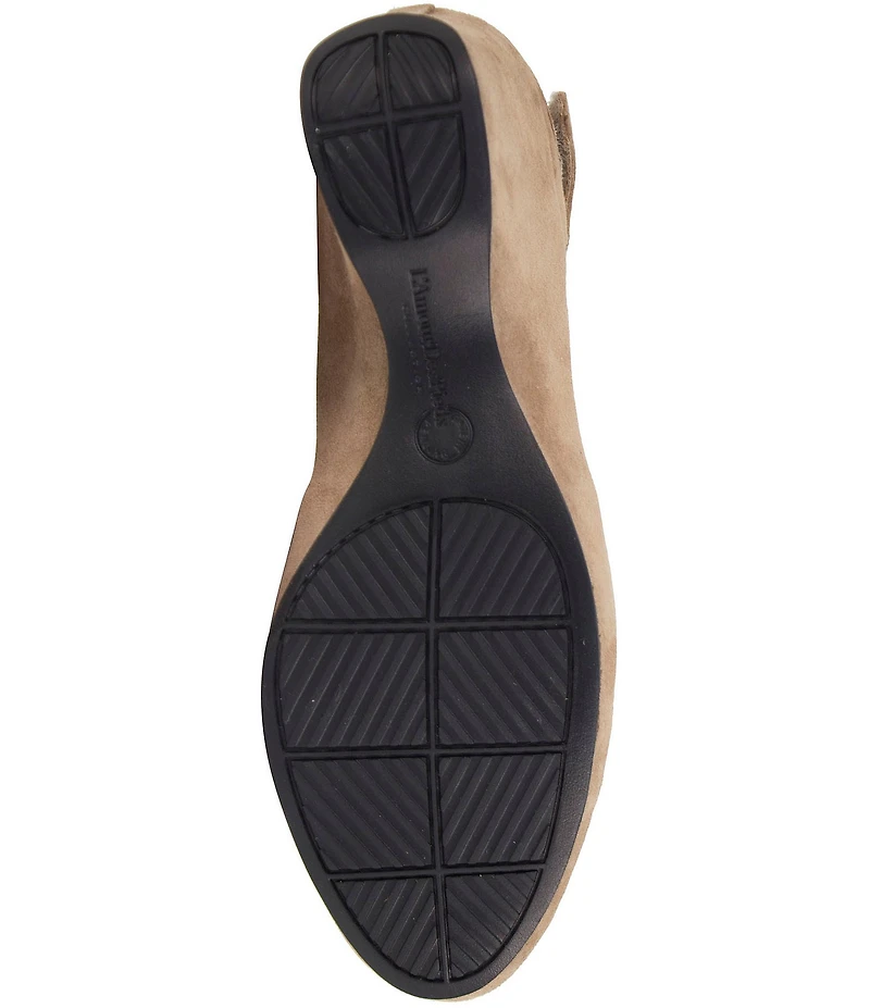 L'Amour Des Pieds Orva Suede Ankle Strap Pumps