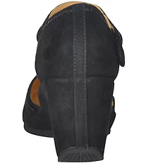 L'Amour Des Pieds Orva Suede Ankle Strap Pumps