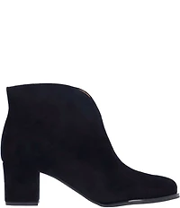 L'Amour Des Pieds Phinn Suede Ankle Booties
