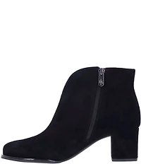 L'Amour Des Pieds Phinn Suede Ankle Booties