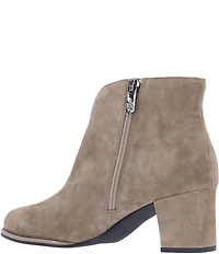 L'Amour Des Pieds Phinn Suede Ankle Booties