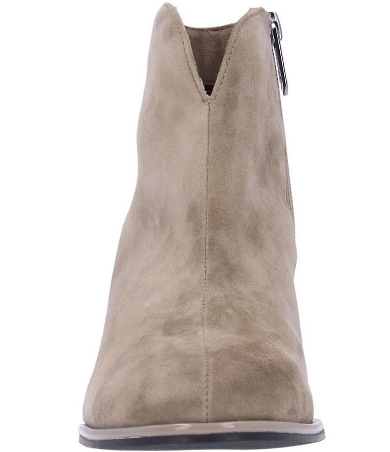 L'Amour Des Pieds Phinn Suede Ankle Booties