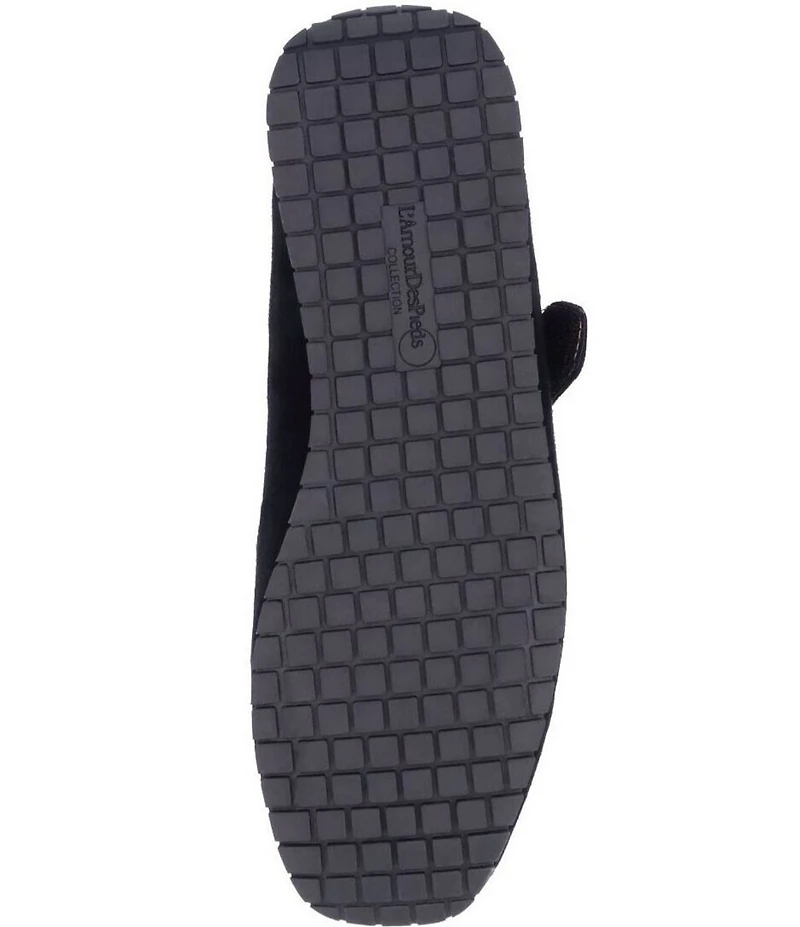 L'Amour Des Pieds Tanzy Suede Mary Jane Mini Wedge Pumps