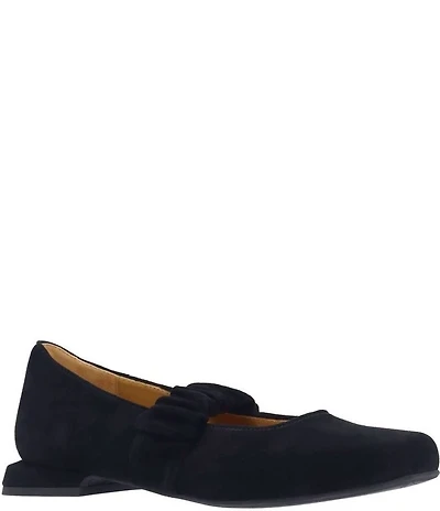 L'Amour Des Pieds Tavian Suede Mary Jane Flats