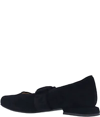 L'Amour Des Pieds Tavian Suede Mary Jane Flats