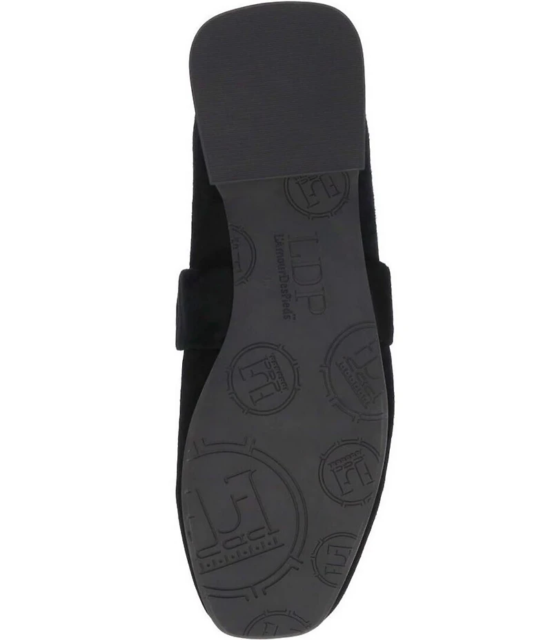 L'Amour Des Pieds Tavian Suede Mary Jane Flats