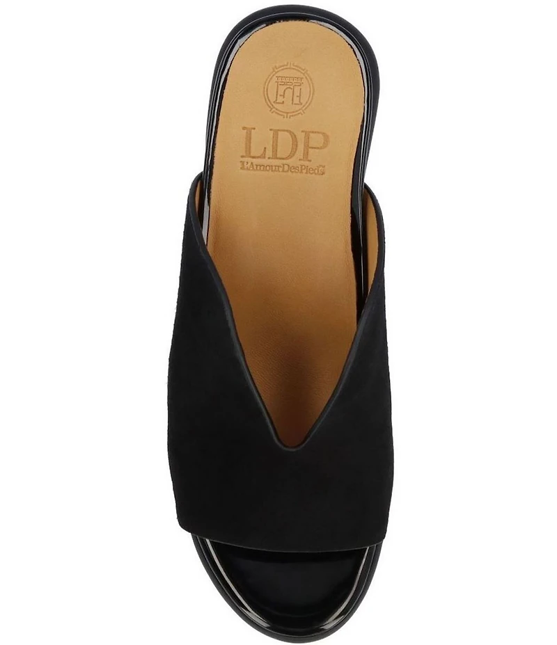 L'Amour Des Pieds Ulka Suede Slide Sandals