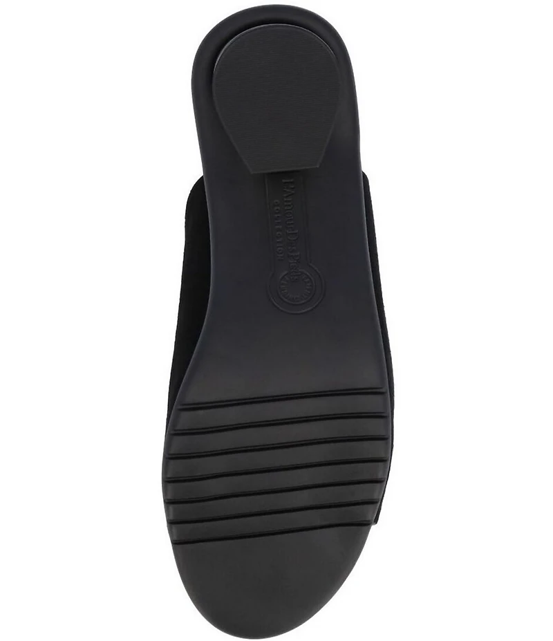 L'Amour Des Pieds Ulka Suede Slide Sandals