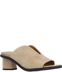 L'Amour Des Pieds Ulka Suede Slide Sandals