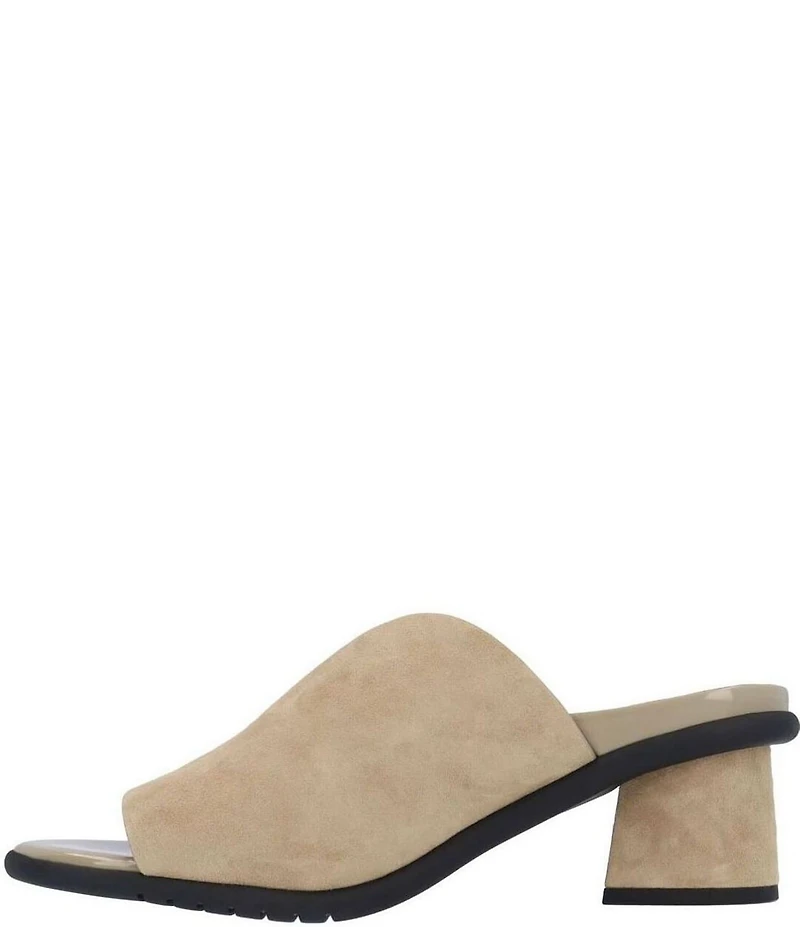 L'Amour Des Pieds Ulka Suede Slide Sandals