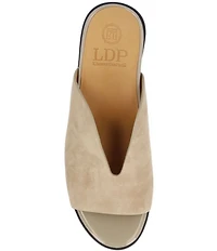 L'Amour Des Pieds Ulka Suede Slide Sandals