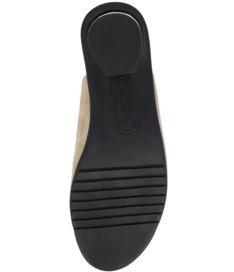 L'Amour Des Pieds Ulka Suede Slide Sandals