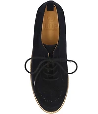 L'Amour Des Pieds Xindra Suede Brogue Detail Oxfords