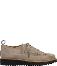 L'Amour Des Pieds Xindra Suede Brogue Detail Oxfords