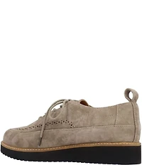 L'Amour Des Pieds Xindra Suede Brogue Detail Oxfords