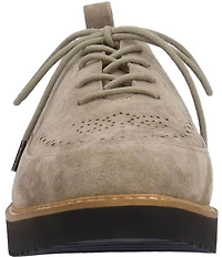 L'Amour Des Pieds Xindra Suede Brogue Detail Oxfords
