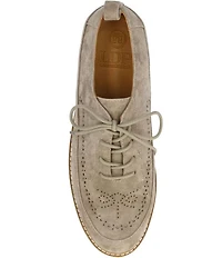 L'Amour Des Pieds Xindra Suede Brogue Detail Oxfords