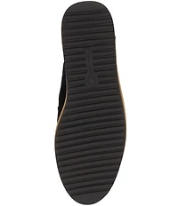 L'Amour Des Pieds Zuree Suede Leopard Print Calf Hair Slingback Penny Loafers