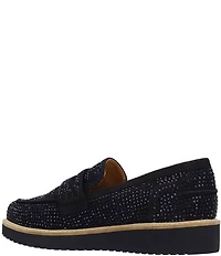 L'Amour Des Pieds Zyra Rhinestone Penny Loafers