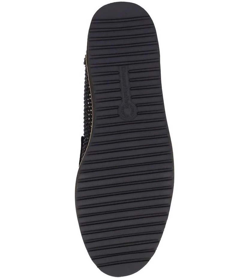 L'Amour Des Pieds Zyra Rhinestone Penny Loafers