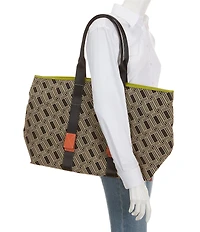 LANCEL Mistral Rollable De Lancel Large Zip Tote Bag