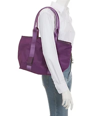 LANCEL Mistral Rollable De Lancel Medium Zip Tote Bag