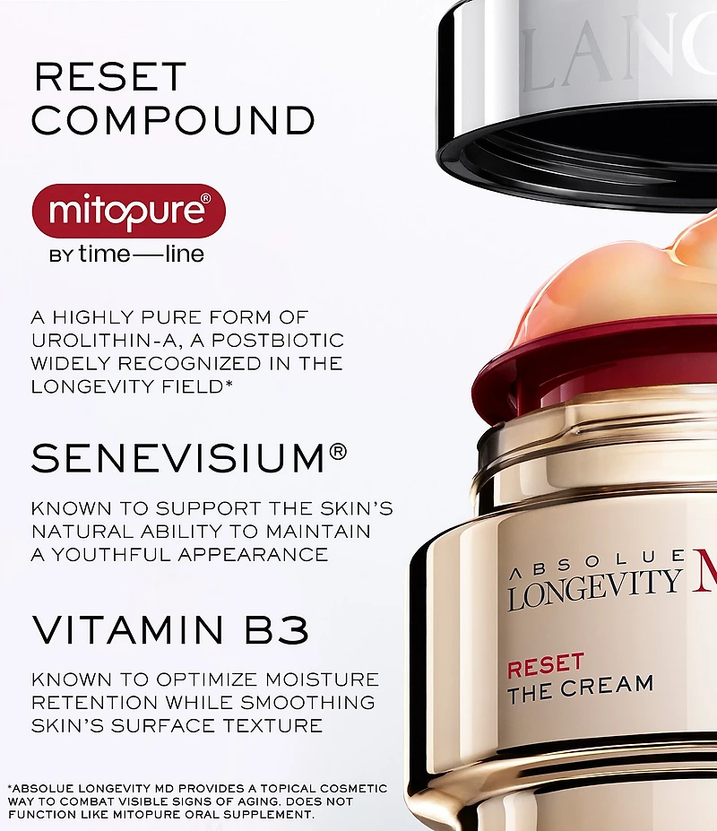 Lancome Absolue Longevity MD Reset Face Cream for Mature Skin