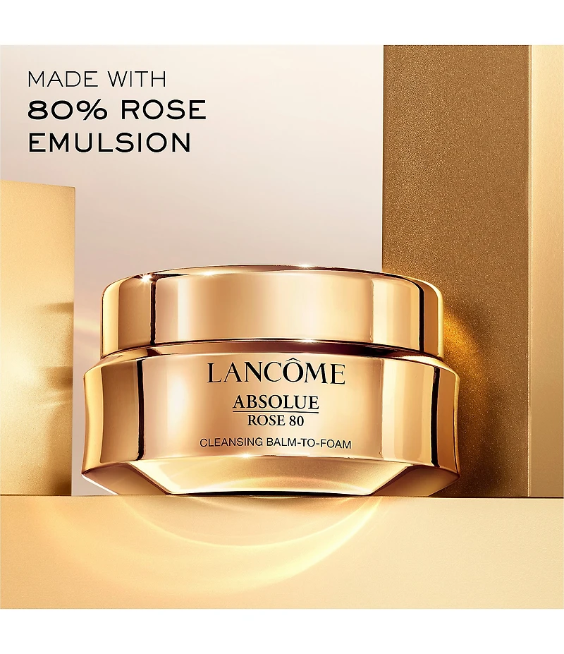 Lancome Absolue Rose 80 Cleansing Balm To Foam