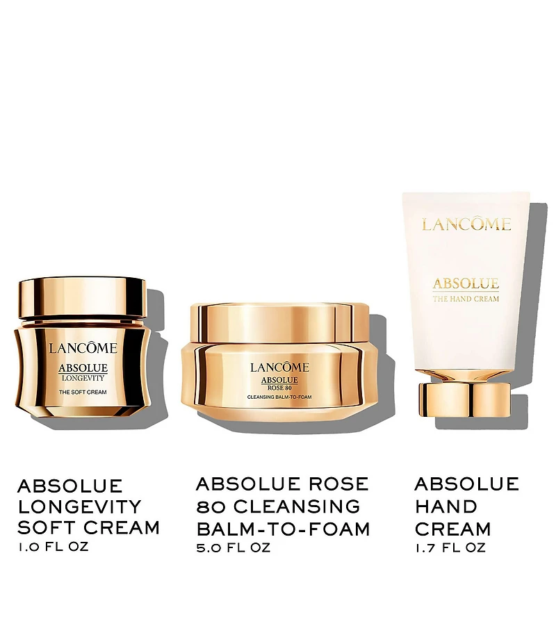 Lancome Absolue Soft Cream Moisturizer and Cleansing Balm 3-Piece Gift Set