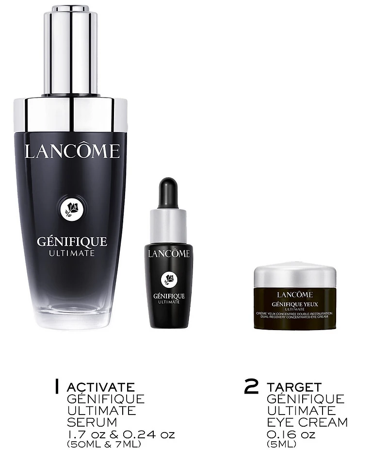 Lancome Genifique Ultimate Face Serum Skincare Gift Set