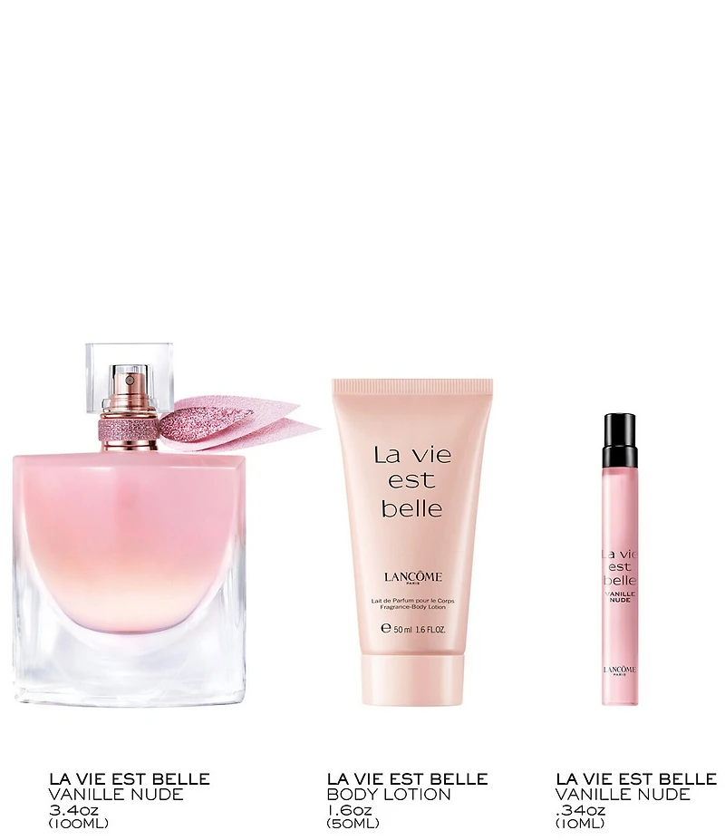 Lancome La Vie Est Belle Vanille Nude Eau de Parfum Limited Edition Perfume Gift Set