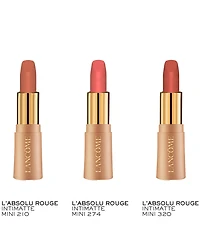 Lancome L'Absolu Rouge Intimatte Mini Soft Matte Lipstick 3-Piece Gift Set
