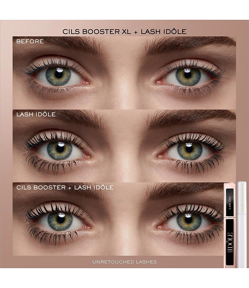 Lancome Lash Idole & Cils Booster XL Enhancing Lash Primer Duo Mascara Holiday Gift Set