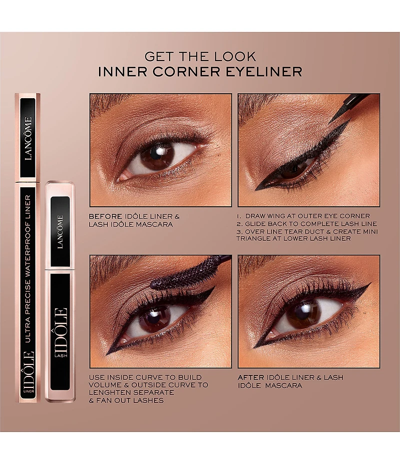Lancome Lash Idole Lash-Lifting & Volumizing Mascara Fanned Out Volume, No Clumps!