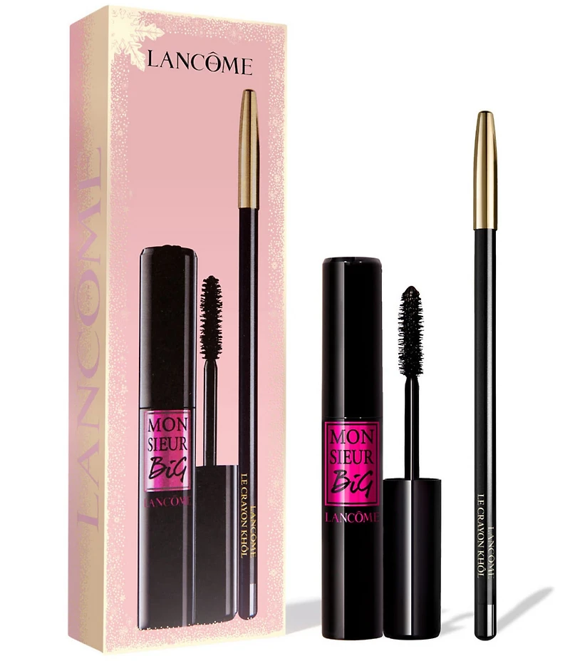 Lancome Monsieur Big Mascara & Le Crayon Kohl Eye Makeup Gift Set