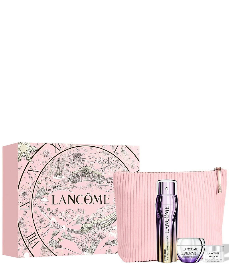 Lancome Renergie C.R.X. Triple Serum Retinol Skincare Gift Bag Set